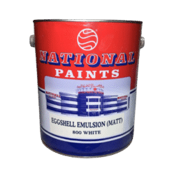 National Paints Eggshell Emulsion Matt 800 White 4 Ltr