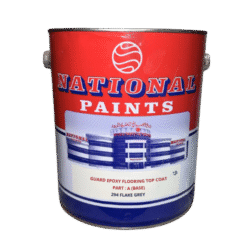 National Paints Guard Epoxy Flooring Top Coat 294 Flake Grey 4 Ltr